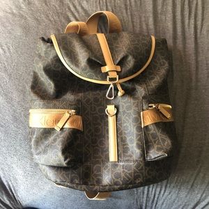 Calvin Klein leather backpack